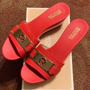 Red Michael Kors Platform